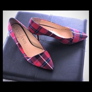 Some Society Plaid Heels